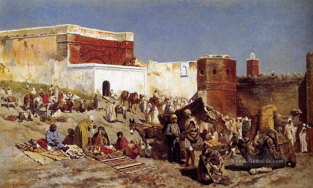 marokkanischen Markt Rabat Persisch Ägypter indisch Edwin Lord Weeks Ölgemälde